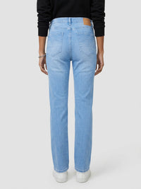Women Emma Jeans Slim Fit Light Blue Mid Rise