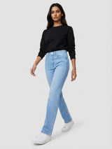 Women Emma Jeans Slim Fit Light Blue Mid Rise