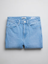 Women Emma Jeans Slim Fit Light Blue Mid Rise