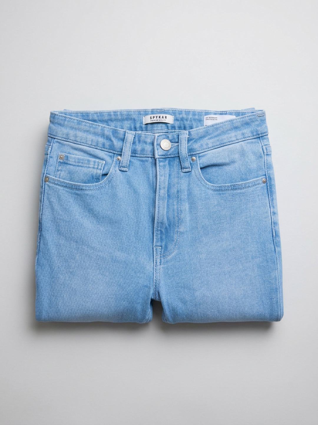 Women Emma Jeans Slim Fit Light Blue Mid Rise
