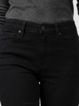 Women Emma Jeans Slim Fit Jet Black Mid Rise