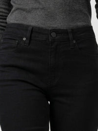 Women Emma Jeans Slim Fit Jet Black Mid Rise