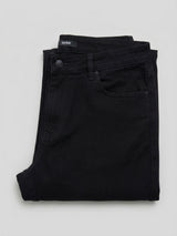 Women Emma Jeans Slim Fit Jet Black Mid Rise