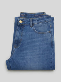 Women Emma Jeans Slim Fit Mid Blue High Rise