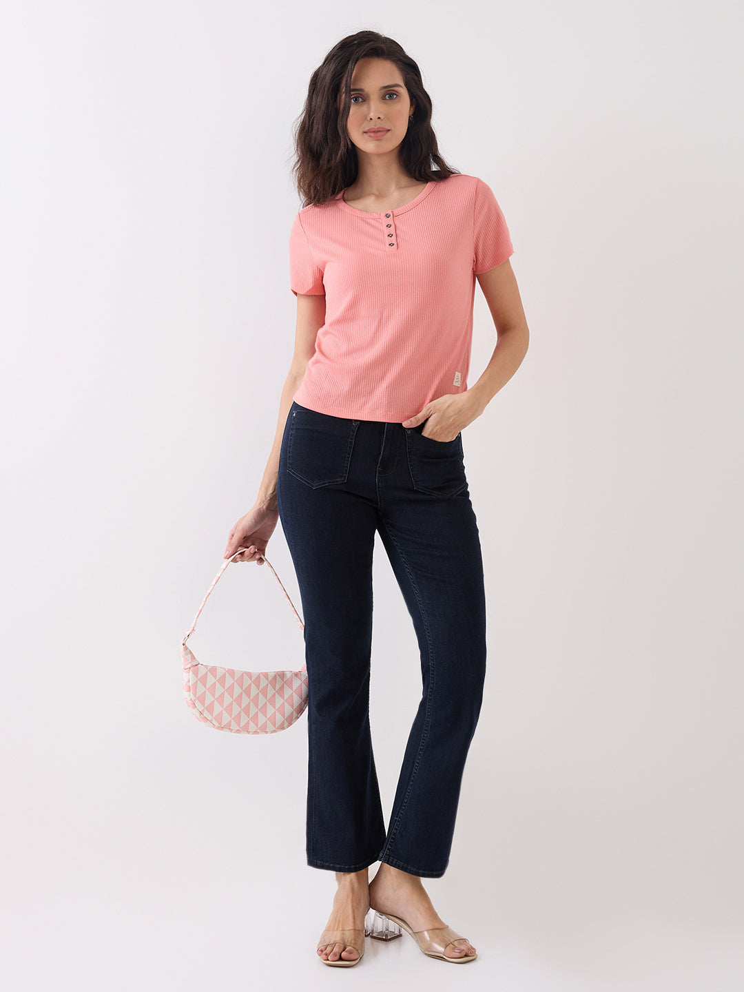 Spykar Blue High Rise Boot Cut Casual Jeans For Women