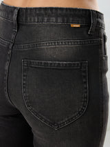 Women Amora Jeans Mom Fit Black Mid Rise