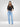 Women Amora Jeans Mom Fit Mid Blue High Rise