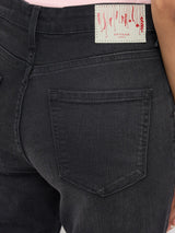 Women Elissa Jeans Boot Cut Fit Black High Rise