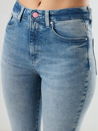 Women Elissa Jeans Boot Cut Fit Light Blue High Rise