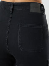 Women Bella Jeans Straight Fit Black High Rise