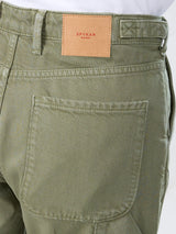 Women Jeans Straight Fit Green High Rise