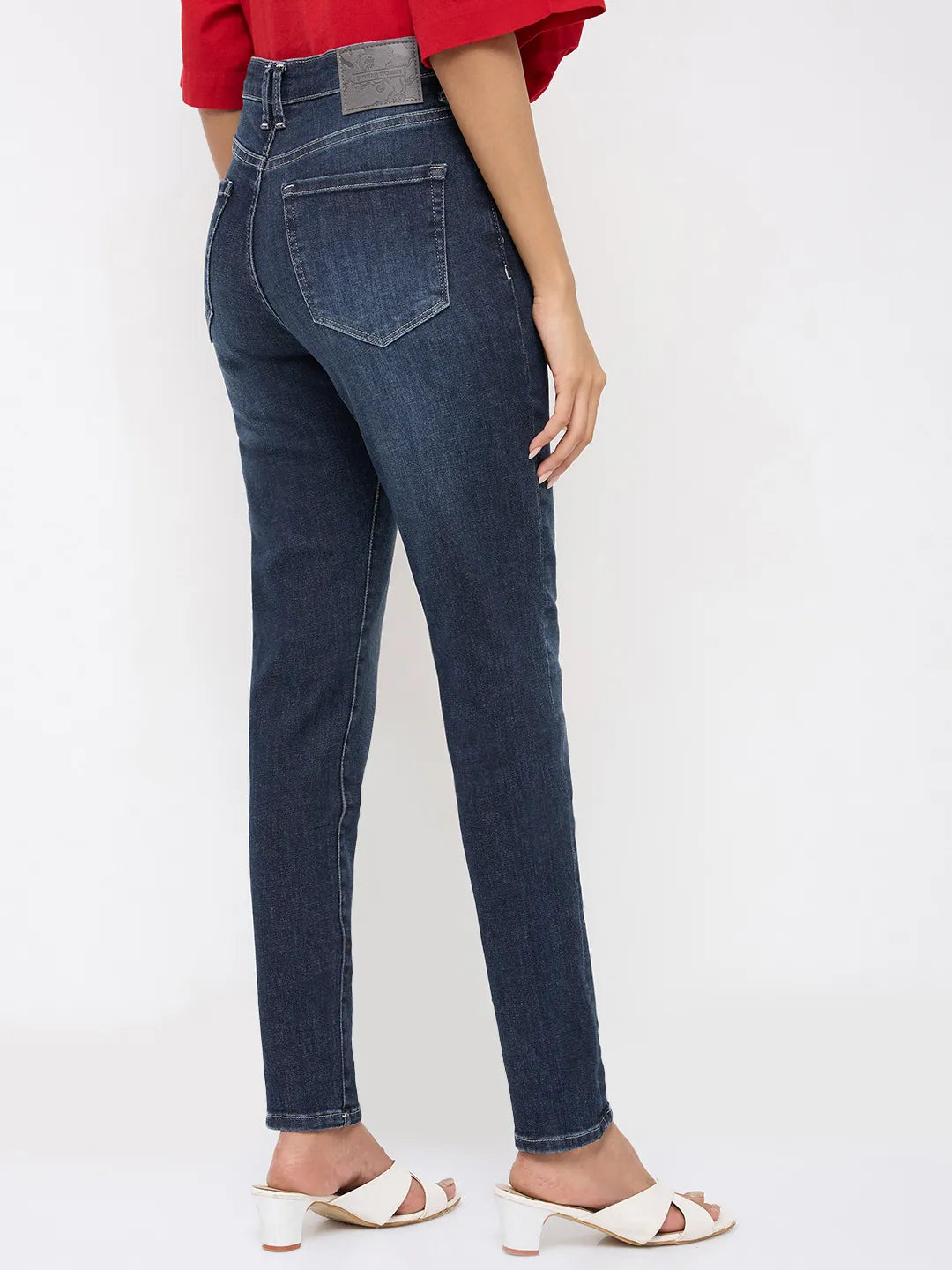 Women Alexa Jeans Super Skinny Fit Blue High Rise