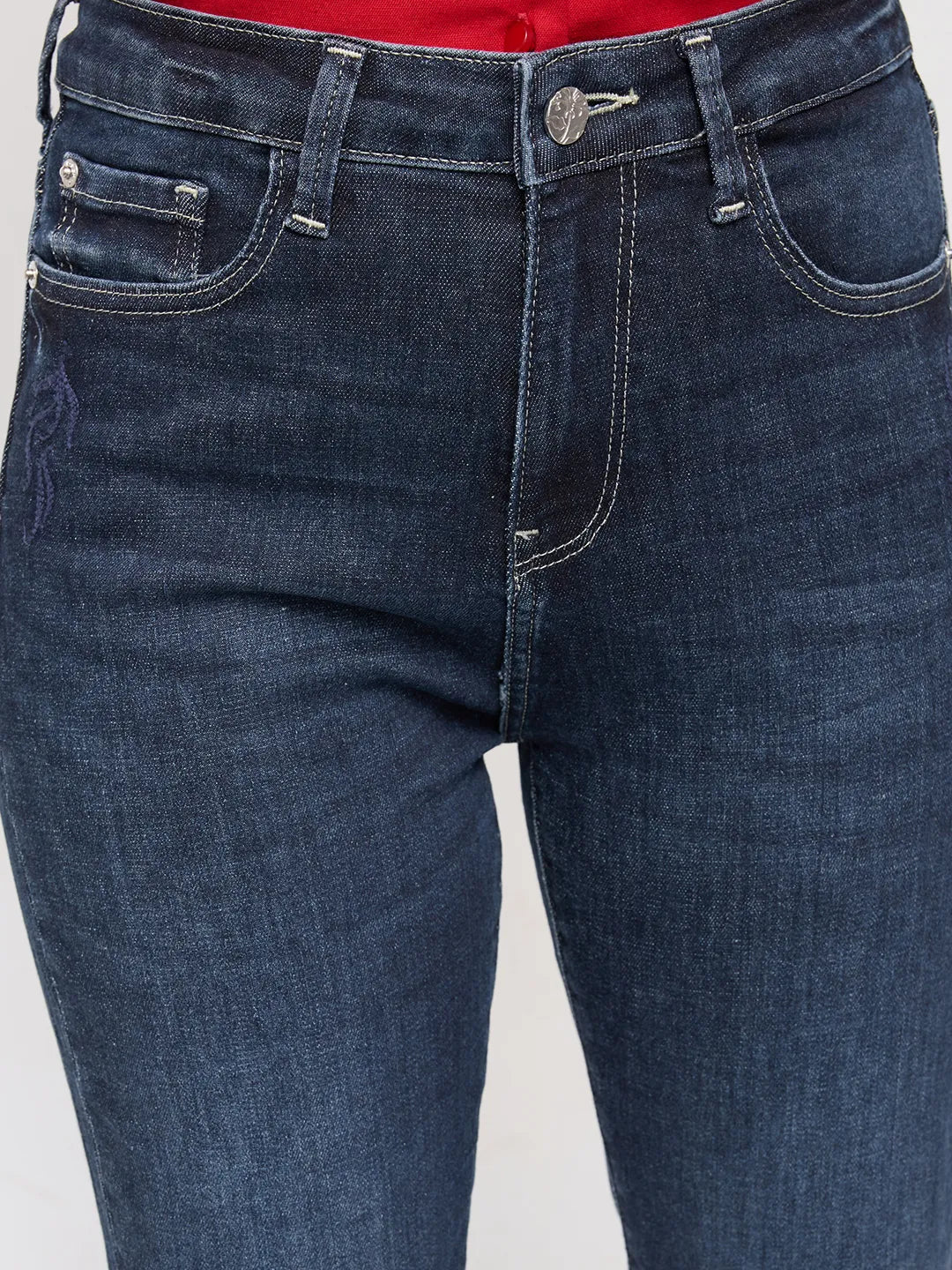 Women Alexa Jeans Super Skinny Fit Blue High Rise
