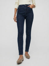 Women Alexa Jeans Super Skinny Fit Dark Blue High Rise