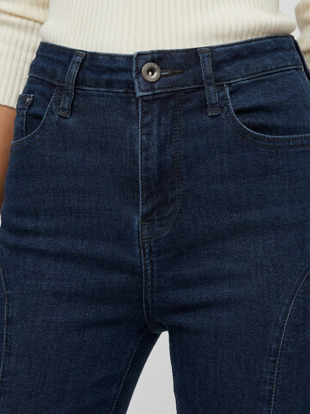 Women Alexa Jeans Super Skinny Fit Dark Blue High Rise