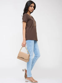 Women Alexa Jeans Super Skinny Fit Ice Blue High Rise