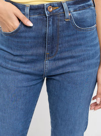 Women Alexa Jeans Super Skinny Fit Mid Blue High Rise