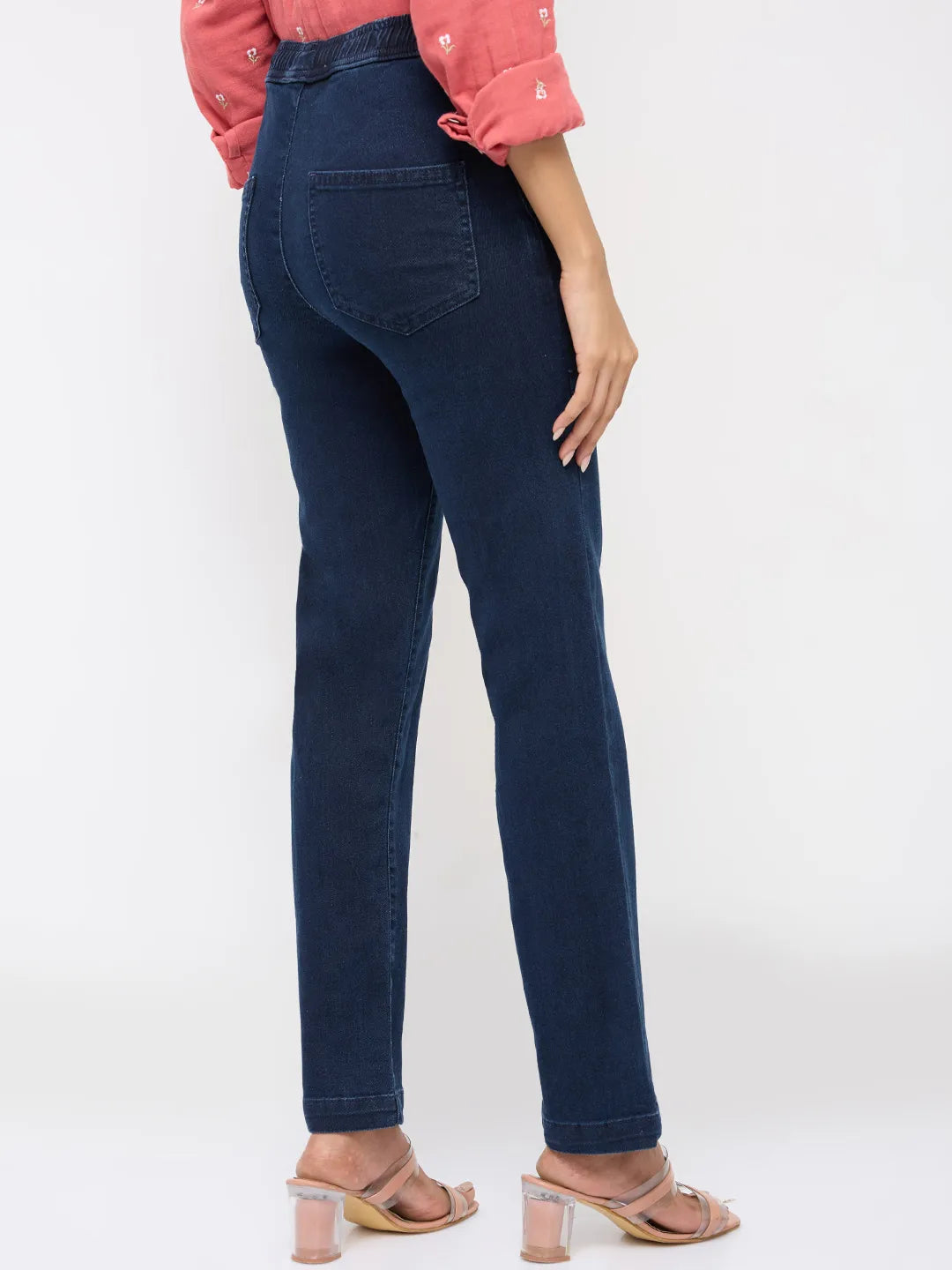 Women Emma Jeans Slim Fit Black Mid Rise