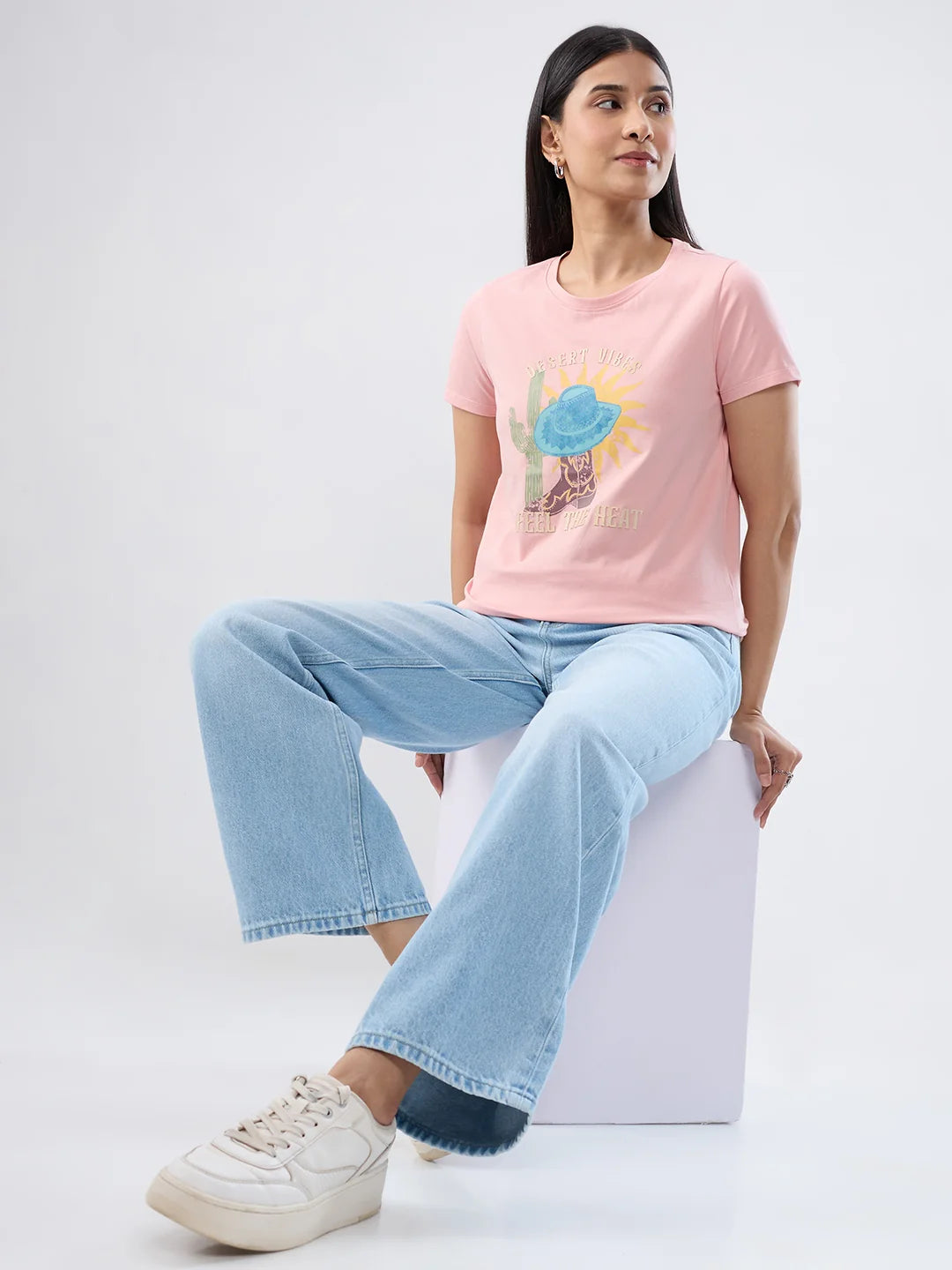 Women Emma Jeans Slim Fit Dark Blue Mid Rise