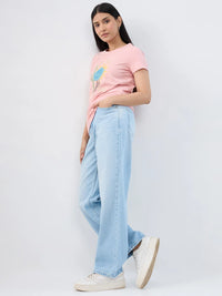 Women Emma Jeans Slim Fit Dark Blue Mid Rise