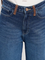 Women Bella-Wide Jeans Wide Leg Dark Blue High Rise