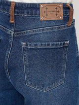 Women Bella-Wide Jeans Wide Leg Dark Blue High Rise