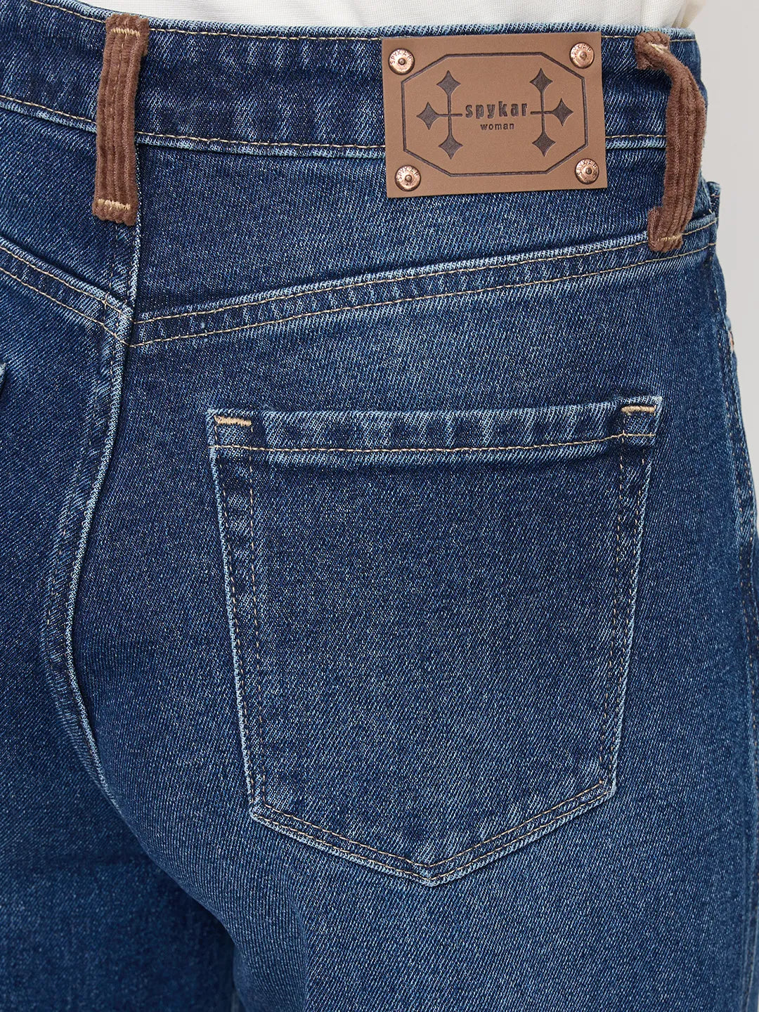 Women Bella-Wide Jeans Wide Leg Dark Blue High Rise