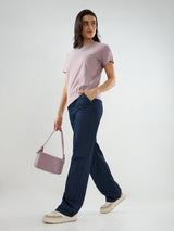 Women Bella Jeans Straight Fit Dark Blue High Rise