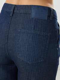 Women Bella Jeans Straight Fit Dark Blue High Rise