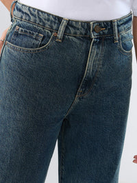 Women Bella-Wide Jeans Wide Leg Blue High Rise