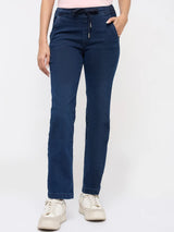 Women Emma Jeans Slim Fit Mid Blue Mid Rise
