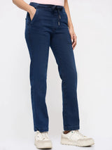 Women Emma Jeans Slim Fit Mid Blue Mid Rise