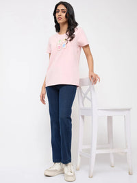 Women Emma Jeans Slim Fit Mid Blue Mid Rise