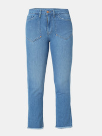 Women Emma Jeans Slim Fit Light Blue Mid Rise
