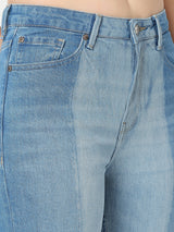 Women Elissa Jeans Boot Cut Fit Light Blue High Rise