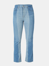 Women Elissa Jeans Boot Cut Fit Light Blue High Rise