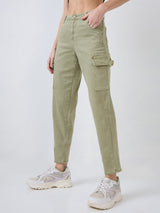 Women Amora Jeans Mom Fit Green Mid Rise