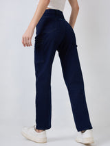 Women Bella Jeans Straight Fit Blue High Rise