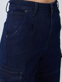 Women Bella Jeans Straight Fit Blue High Rise