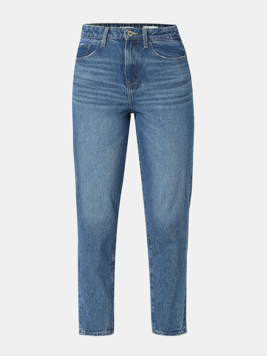 Women Amora Jeans Mom Fit Light Blue Mid Rise