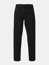 Women Jeans Mom Fit Black High Rise