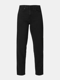 Women Jeans Mom Fit Black High Rise