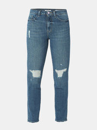 Women Emma Jeans Slim Fit Mid Blue High Rise
