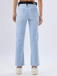 Women Emma Jeans Slim Fit Light Blue Mid Rise