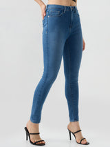 Women Alexa Jeans Super Skinny Fit Light Blue High Rise