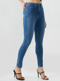 Women Alexa Jeans Super Skinny Fit Light Blue High Rise