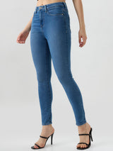 Women Alexa Jeans Super Skinny Fit Light Blue High Rise