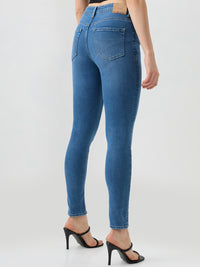 Women Alexa Jeans Super Skinny Fit Light Blue High Rise