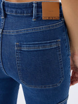 Women Emma Jeans Slim Fit Blue Mid Rise