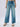 Women Jeans Wide Leg Blue Mid Rise